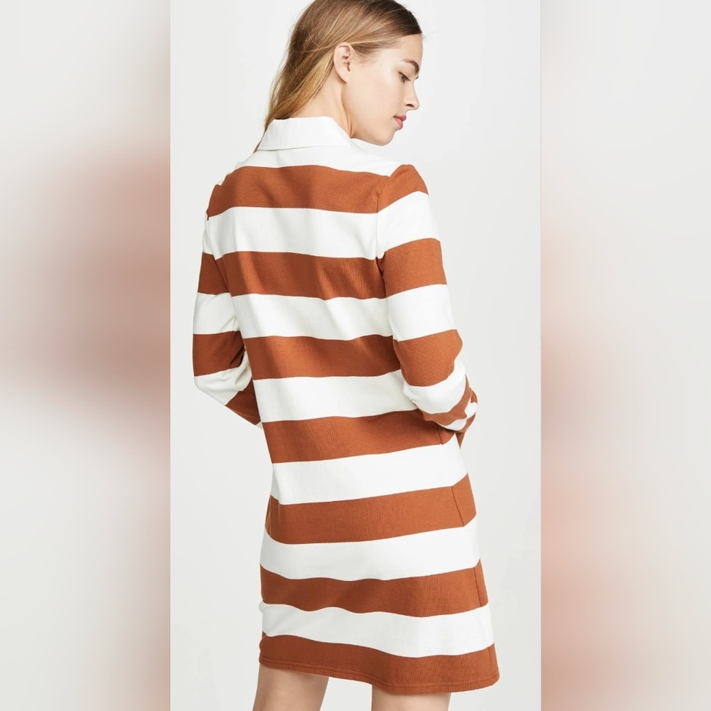Veronica Beard Rugby Long Sleeve Polo Dress - Picture 8 of 10